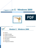 Appendix C: Windows 2000: Silberschatz, Galvin and Gagne ©2011 Operating System Concepts Essentials - 8 Edition