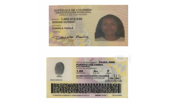 CC 1002012929 Cedula Ciudadania | PDF