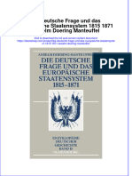 PDF of Die Deutsche Frage Und Das Europaische Staatensystem 1815 1871 Anselm Doering Manteuffel Full Chapter Ebook