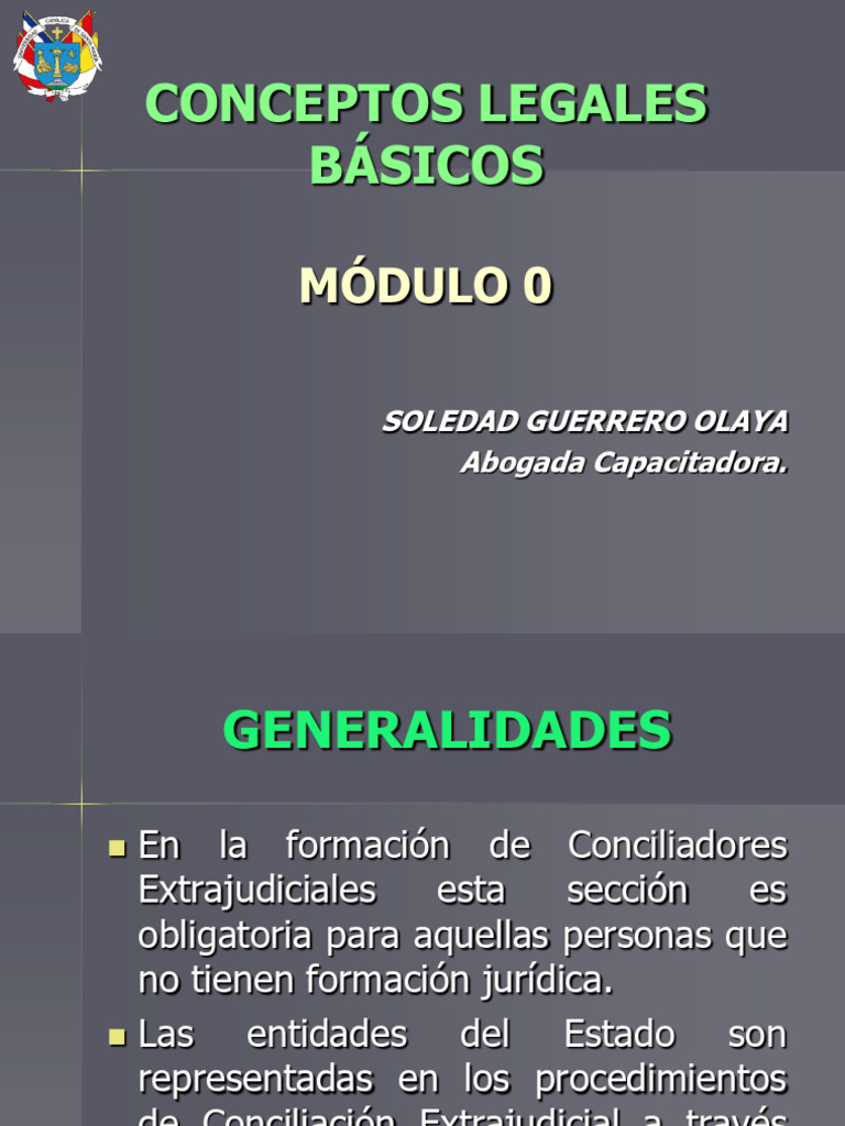 Conceptos Legales Básicos en Perú | PDF | Estado (política) | Jurisdicción