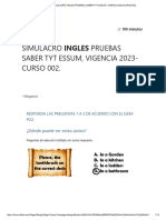 SIMULACRO INGLES PRUEBAS SABER TYT ESSUM, VIGENCIA 2023-CURSO 002_