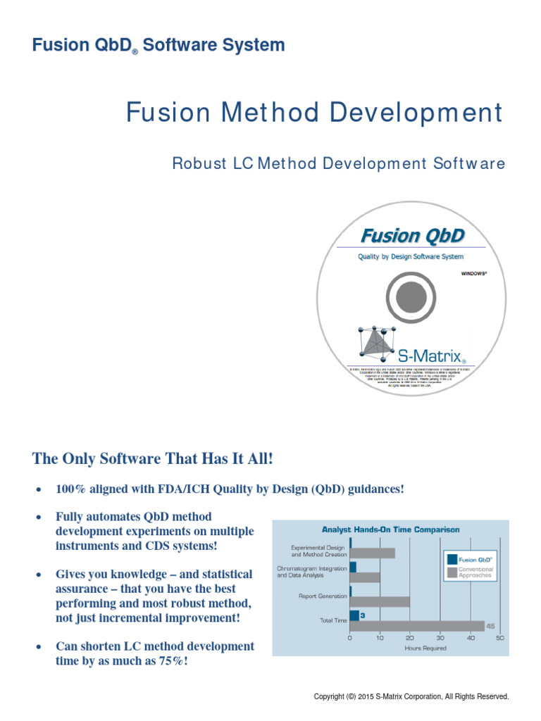 Fusion QbD LC Method Development Brochure Download Free PDF High Performance Liquid