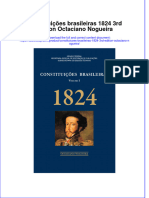 Full Download Constituicoes Brasileiras 1824 3Rd Edition Octaciano Nogueira Online Full Chapter PDF