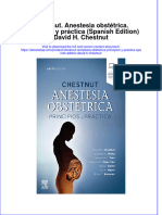 Full Download Chestnut Anestesia Obstetrica Principios Y Practica Spanish Edition David H Chestnut Online Full Chapter PDF