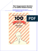 Full Download Cinsellige Dair Vazgecmemiz Gereken 100 Efsane 1St Edition Bulent Somay Online Full Chapter PDF