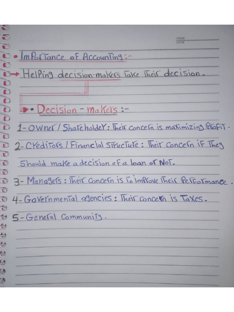 NOTES - Accounting | PDF