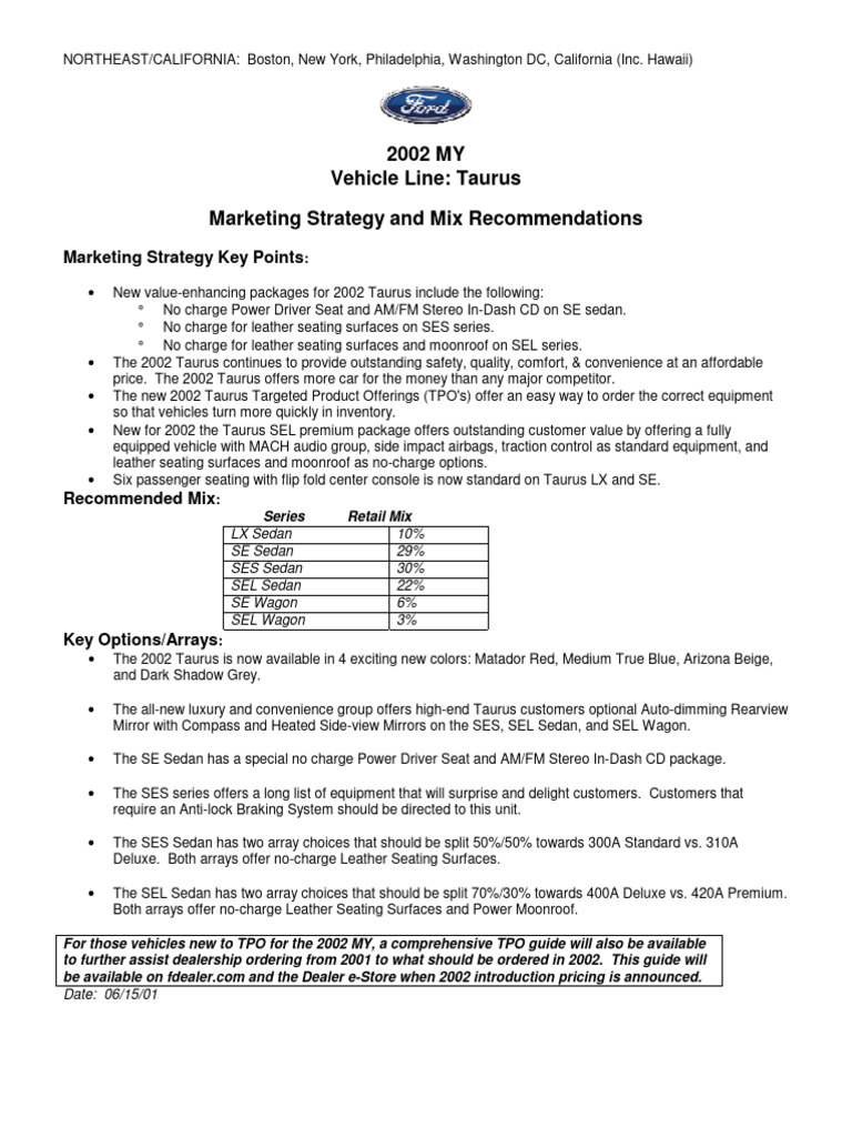 2002 FORD TAURUS MANUAL intelligence overview