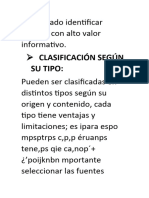 Complicado Identificar Fuentes Con Alto Valor Informativo