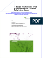 Full Download Geschichte Des 20 Jahrhunderts 1 1St Edition DR Rene Hauswirth Christian Felix Lukas Meyer Online Full Chapter PDF