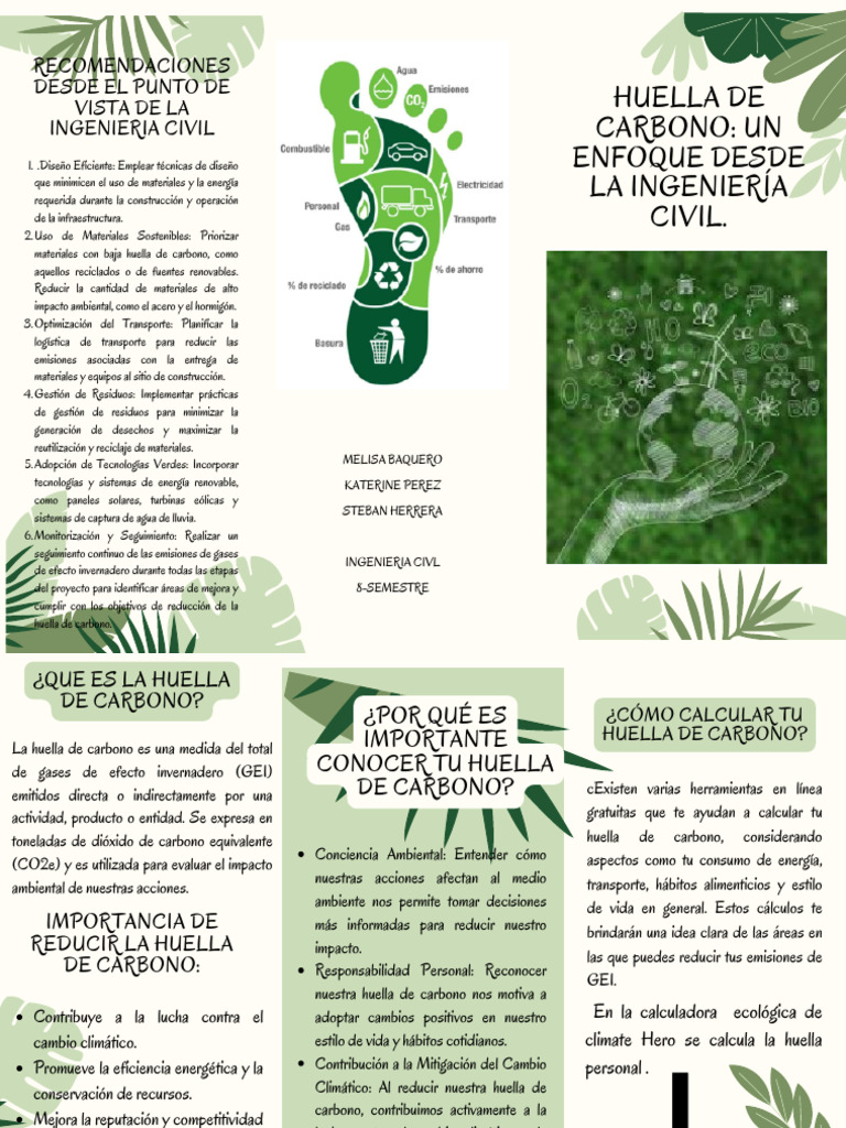 FOLLETO | Descargar gratis PDF | Huella de carbono | Residuos