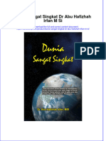 PDF of Dunia Sangat Singkat DR Abu Hafizhah Irfan M Si Full Chapter Ebook