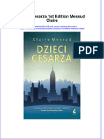 Download pdf of Dzieci Cesarza 1St Edition Messud Claire full chapter ebook 