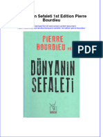 PDF of Dunyanin Sefaleti 1St Edition Pierre Bourdieu Full Chapter Ebook