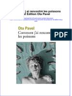 Full Download Comment J Ai Rencontre Les Poissons 1St Edition Ota Pavel Online Full Chapter PDF