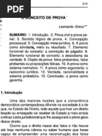 Conceito de Prova - Leonardo Greco