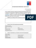 Formulario para Solicitud de Patrocinio Corfo