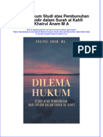 PDF of Dilema Hukum Studi Atas Pembunuhan Nabi Khidir Dalam Surah Al Kahfi Khairul Anam M A Full Chapter Ebook