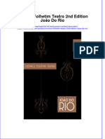 Full Download Cronica Folhetim Teatro 2Nd Edition Joao Do Rio Online Full Chapter PDF