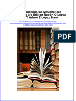 full download Comprendiendo Las Matematicas Financieras 3Rd Edition Ruben O Lopez Haro Y Arturo E Lopez Haro online full chapter pdf 