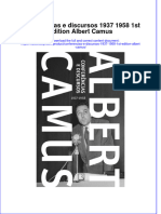 full download Conferencias E Discursos 1937 1958 1St Edition Albert Camus online full chapter pdf 