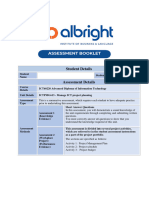 ICTPMG613 Student Assessment (PDF Version) TRG-DOC-09 Student Assessment ICTPMG613-V1.1 Temp