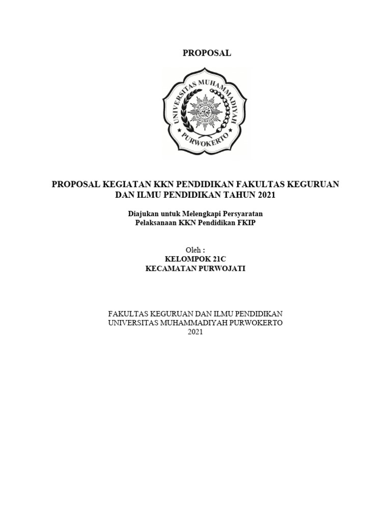 PROPOSAL KKN Tematik | PDF