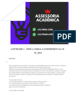 Atividade 1 - Física Geral e Experimental II - 52 2024