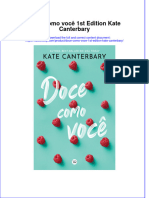 Download pdf of Doce Como Voce 1St Edition Kate Canterbary full chapter ebook 