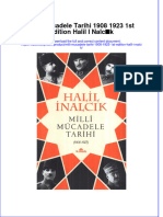 PDF of Milli Mucadele Tarihi 1908 1923 1St Edition Halil I Nalcik Full Chapter Ebook