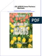 Download pdf of Na Hora Do Adeus Irene Pacheco Machado full chapter ebook 