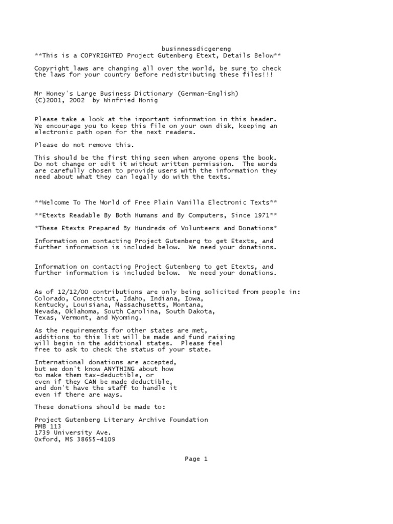 Businnessdicgereng Pdf Indemnity E Text