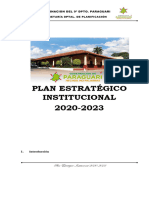 Plan Estrategico Institucional Gob Paraguari