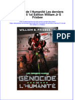 PDF of Genocide de L Humanite Les Derniers Marines 5 1St Edition William JR S Frisbee Full Chapter Ebook