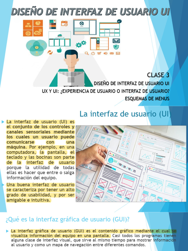 Diseño de Interfaz de Usuario UI y UX | PDF | Interfaz de usuario ...