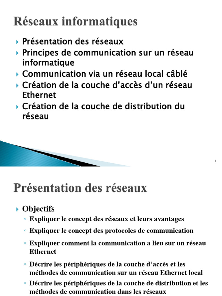 Introduction aux réseaux informatiques | PDF | Topologie de réseau ...