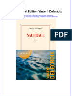 PDF of Naufrage 1St Edition Vincent Delecroix Full Chapter Ebook
