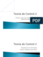 Cap. 8. Respuesta en El Tiempo de Los Sistemas Discretos