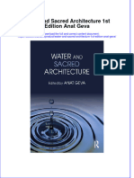 Full Ebook of Water and Sacred Architecture 1St Edition Anat Geva Online PDF All Chapter