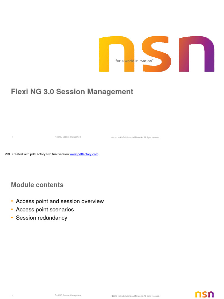 07 FNG31 Session Management | PDF | Ip Address | I Pv6