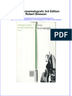 PDF of Note Sul Cinematografo 3Rd Edition Robert Bresson Full Chapter Ebook