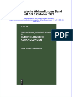 PDF of Entomologische Abhandlungen Band 41 Heft 5 9 3 Oktober 1977 Full Chapter Ebook