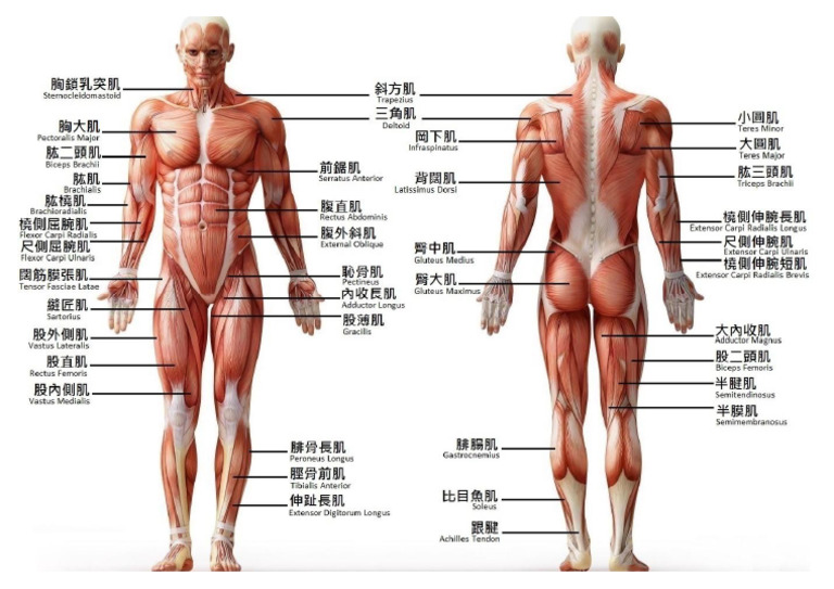 Muscles Chart PDF