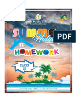 Class 11 Summer Holiday Homework