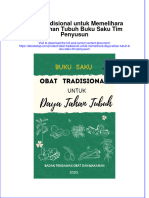 PDF of Obat Tradisional Untuk Memelihara Daya Tahan Tubuh Buku Saku Tim Penyusun Full Chapter Ebook