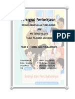 RPP Kelas 3 Tema 6 Energi Dan Perubahannya Edisi Revisi 2018 OKE