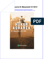 Full Download Hukum Agraria DR Maiyestati S H M H Online Full Chapter PDF