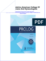 Download full ebook of Prolog Obstetrics American College Of Obstetricians And Gynecologists online pdf all chapter docx 