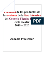 FORMATOS DE PRODUCTOS CTE