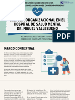 Cultura Organizacional en El Hospital de Salud Mental Dr. Miguel Vallebueno