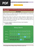 Algo Assignment-P2 Binary SRCH